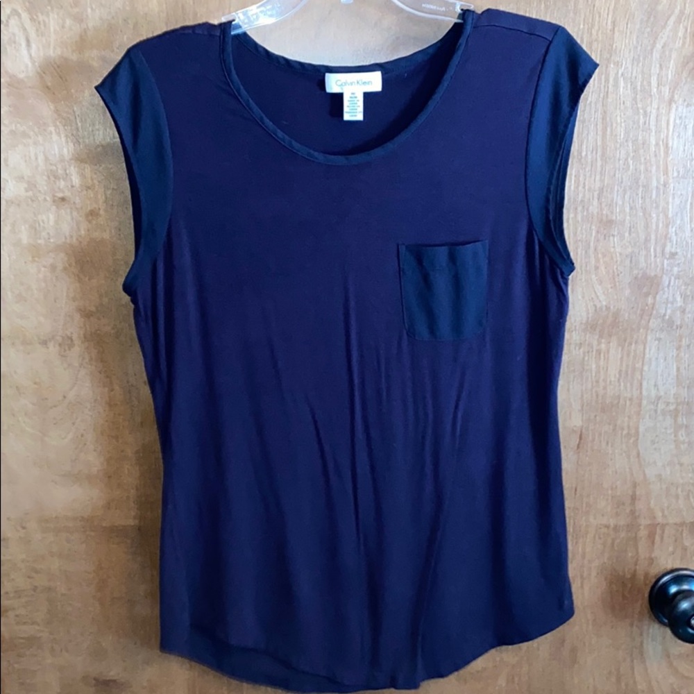 Navy Blue Calvin Klein Shirt